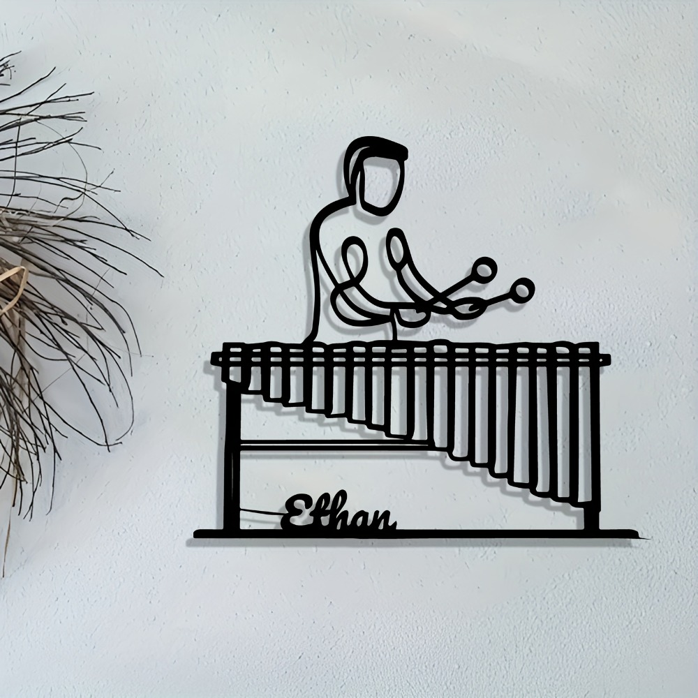 Art And Craft Studio - CIFBUY Metal Duvar Sanatı Marimba Çalıcısı