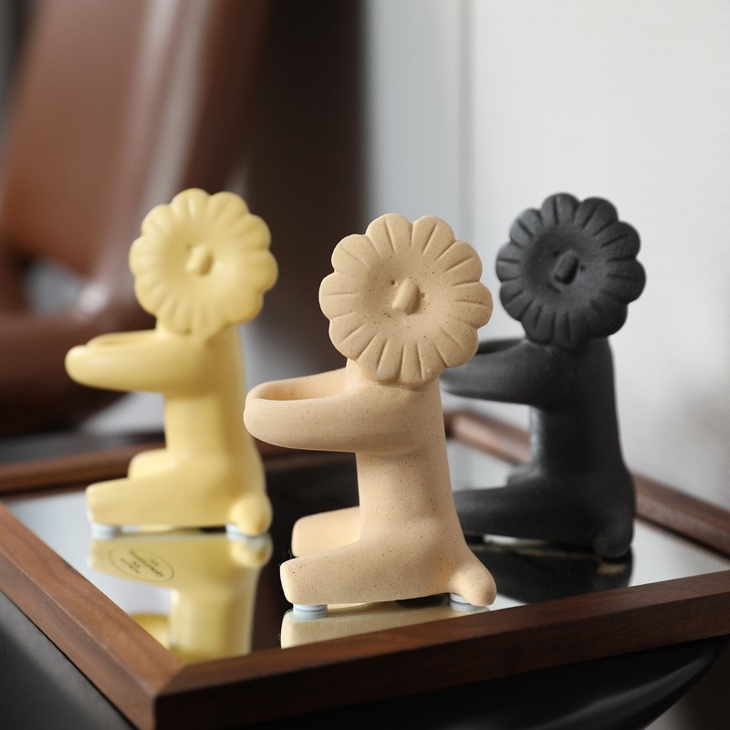 Art Craft Lion - Iskandinav Morandi Renk Hayvan Aslan Soyut