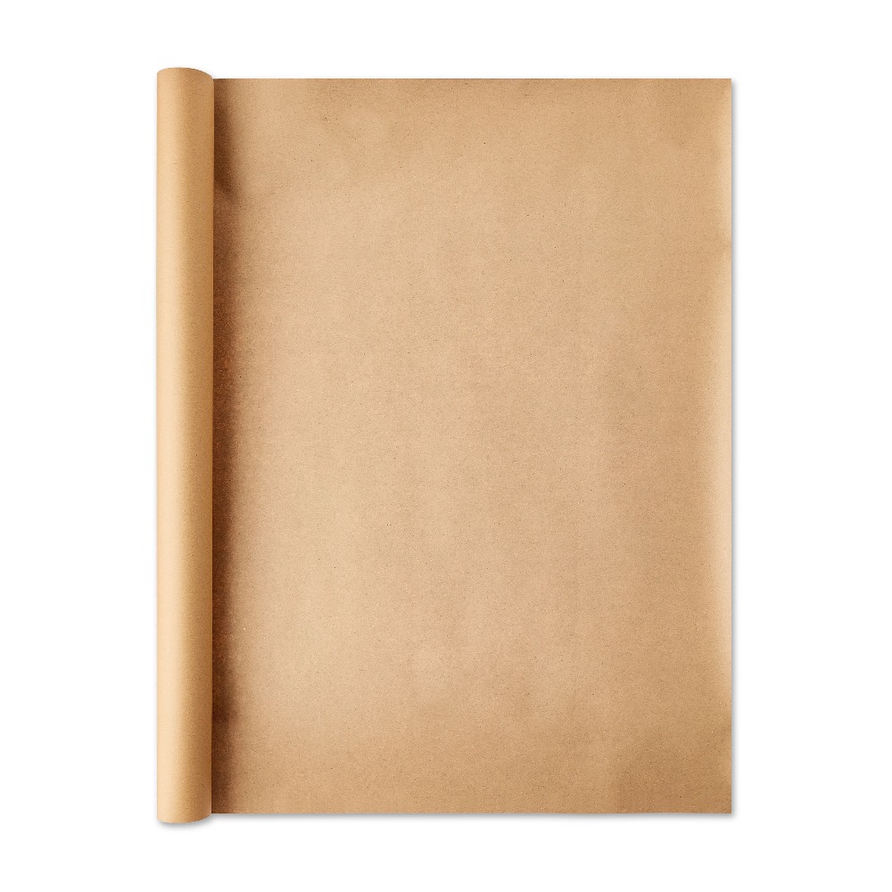 Art And Craft Recycle - Kraft Kahverengi Kağıt Rulosu Paketleme Taşıma