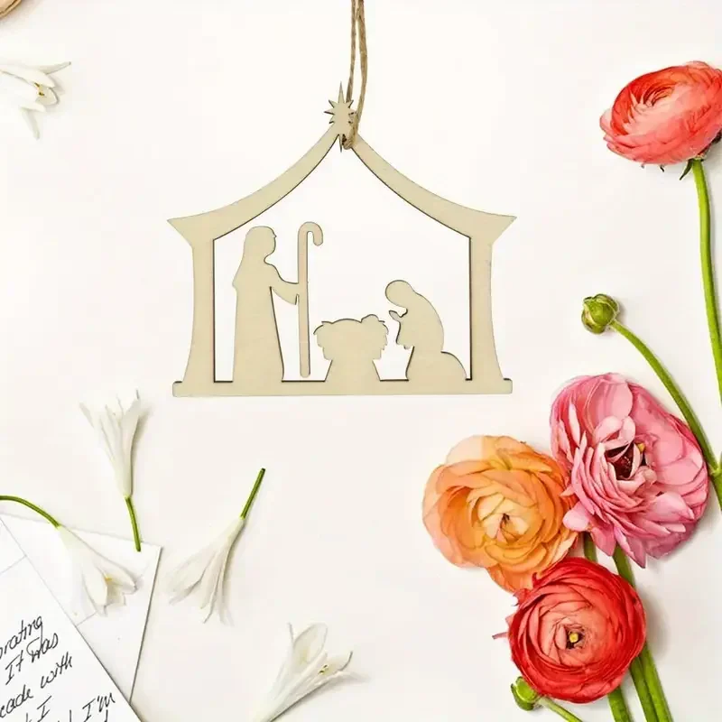 Art And Craft Recycle - 30/40/48 adet Sıcak Satış Ahşap Silüet