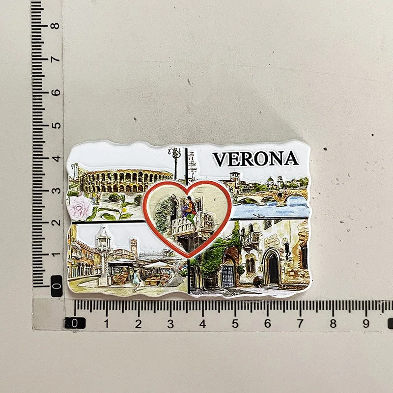 Art Craft Magnet - Verona Arena Mimari Manzara, İtalyan Hediyelik