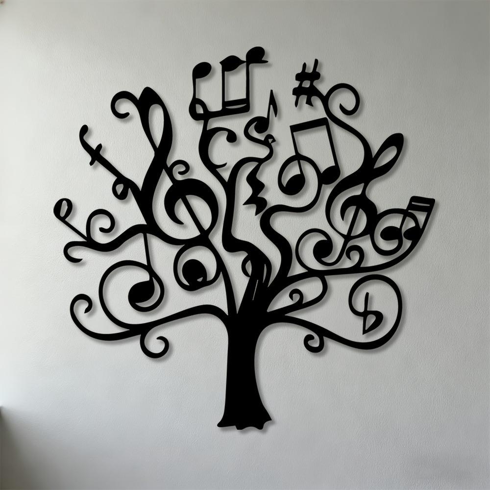 Art And Craft Studio - CIFBUY Metal Duvar Sanatı Nota Demir
