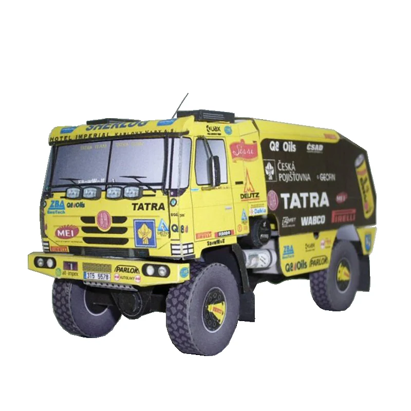 Art Craft With Cardboard - Tatra 815 2008 Kamyon 1: 53