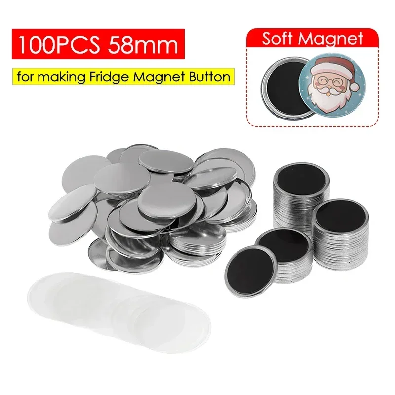 Art Craft Magnet - 50/100 ADET 25-75mm Mıknatıslı Buzdolabı Rozeti