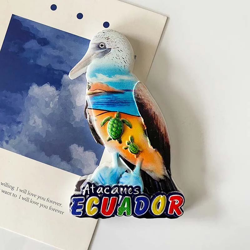 Art Craft Magnet - 1 adet, Ekvador Seyahat Hediyelik Eşyaları