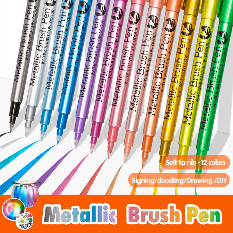Copic Marker Sketch - 1 adet Renkler Metalik Su Geçirmez