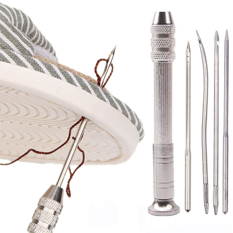 Punch Needle Kit - Deri Dikiş Bız Seti Değiştirilebilir Çok