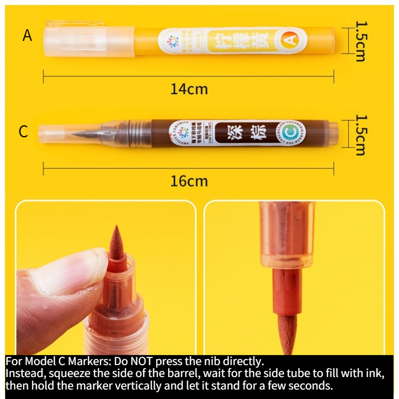 12 renk çömlek sır altı işaret - Copic Marker Sketch incelemesi ve fiyatı