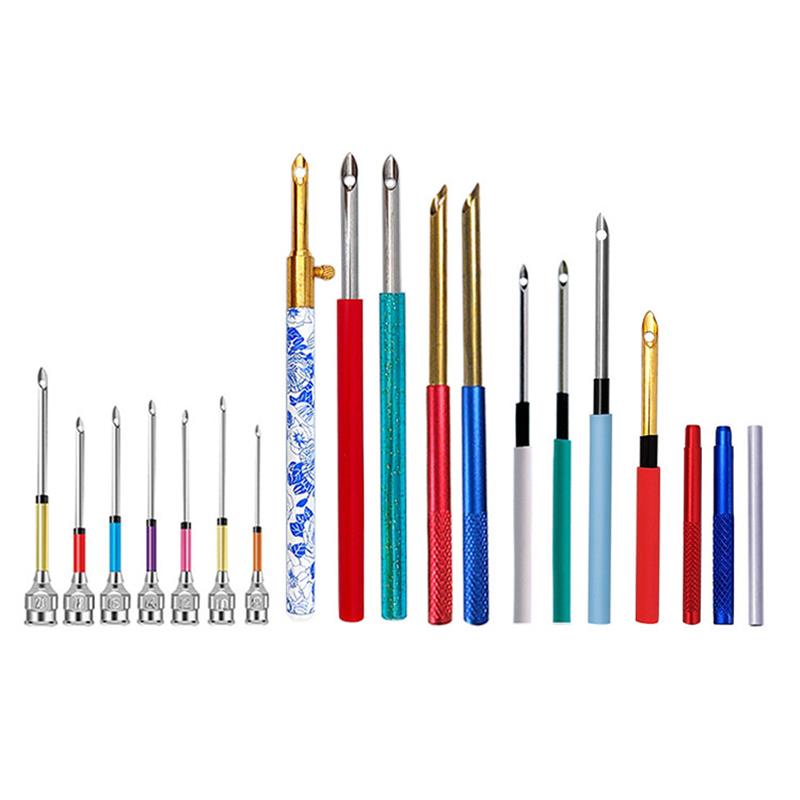 1-17 adet yumruk iğne aracı ki - Punch Needle Kit incelemesi ve fiyatı