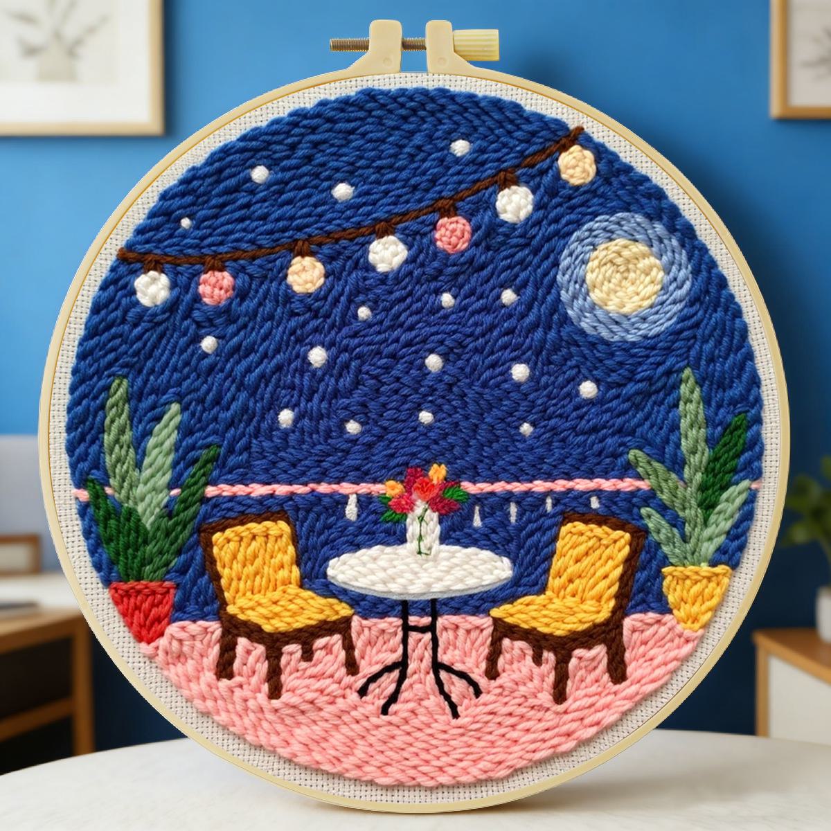 20X20CM/7.87 inç Masaüstü Punc - Punch Needle Kit incelemesi ve fiyatı