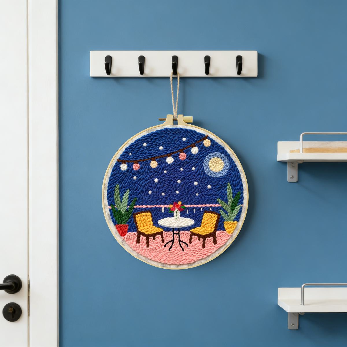 20X20CM/7.87 inç Masaüstü Punc - Punch Needle Kit incelemesi ve fiyatı