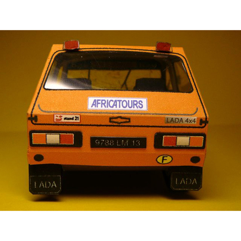 LADA NIVA 1985 1:32 Dakar rall - Art Craft With Cardboard incelemesi ve fiyatı