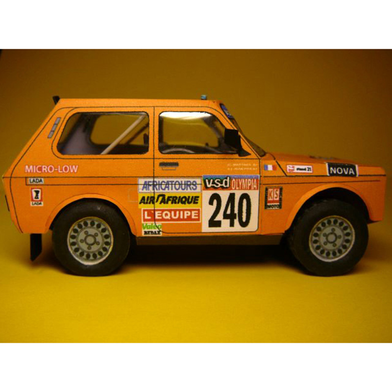 LADA NIVA 1985 1:32 Dakar rall - Art Craft With Cardboard incelemesi ve fiyatı