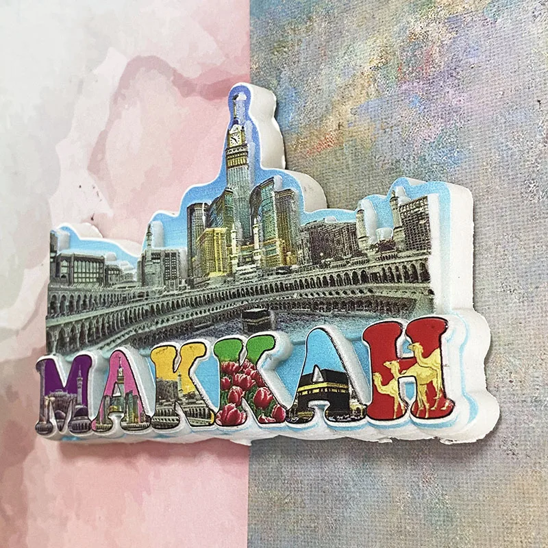 Mekke 3D buzdolabı mıknatısı T - Art Craft Magnet incelemesi ve fiyatı