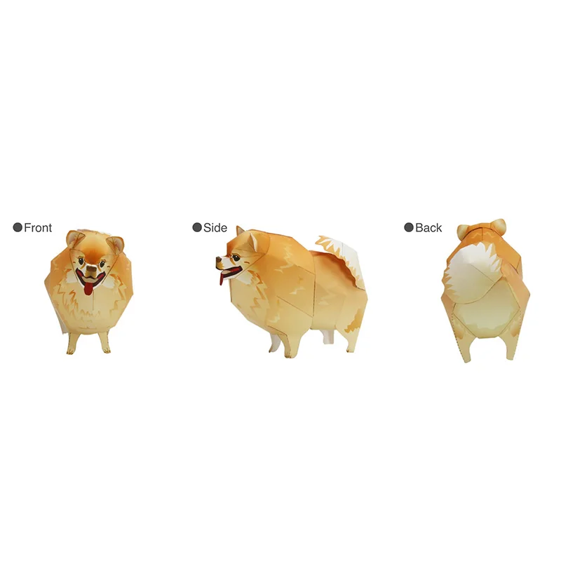 Pomeranian Köpek Katlanır Orig - Art Craft With Cardboard incelemesi ve fiyatı
