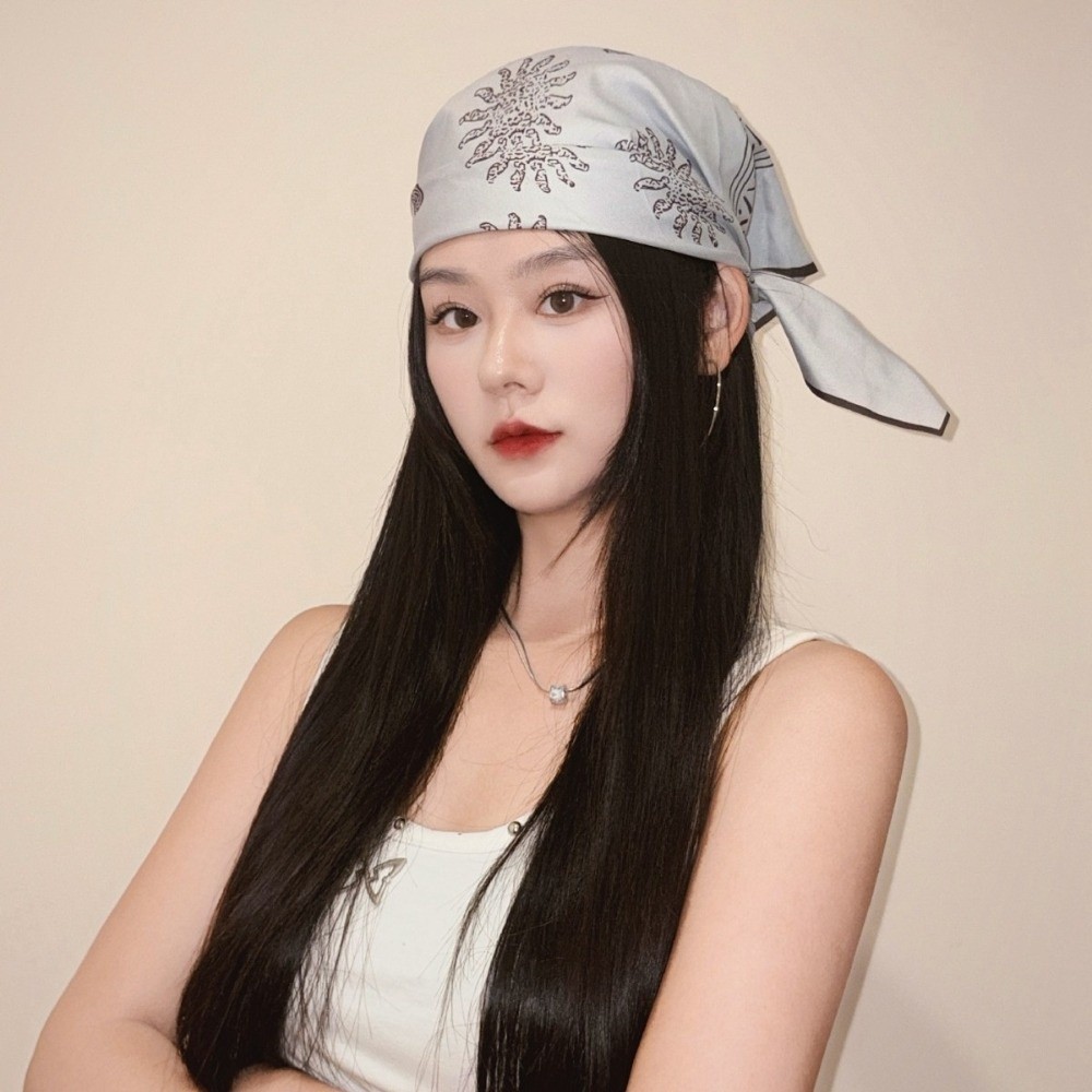 Retro Çiçek Kare Başörtüsü Y2K - Art And Craft Hair incelemesi ve fiyatı