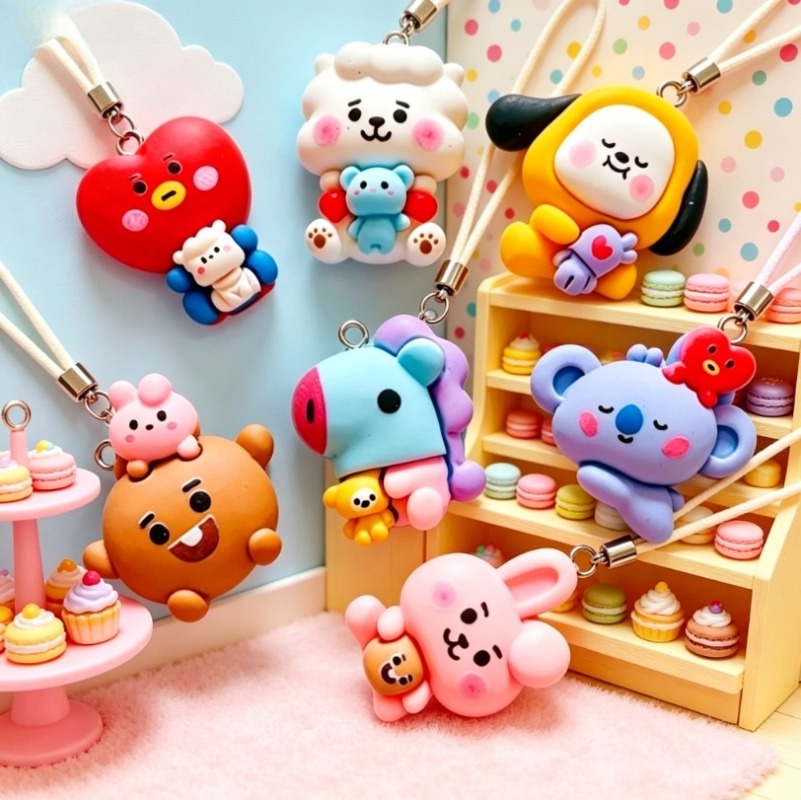 7 adet BT21 Reçine Karikatür F - Art Craft Ideas incelemesi ve fiyatı