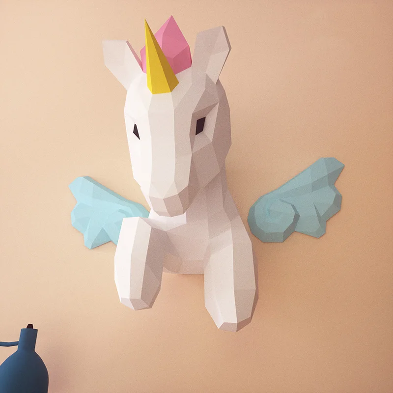 Gökkuşağı ünikorn Hayvan Duvar - Art Craft With Cardboard incelemesi ve fiyatı