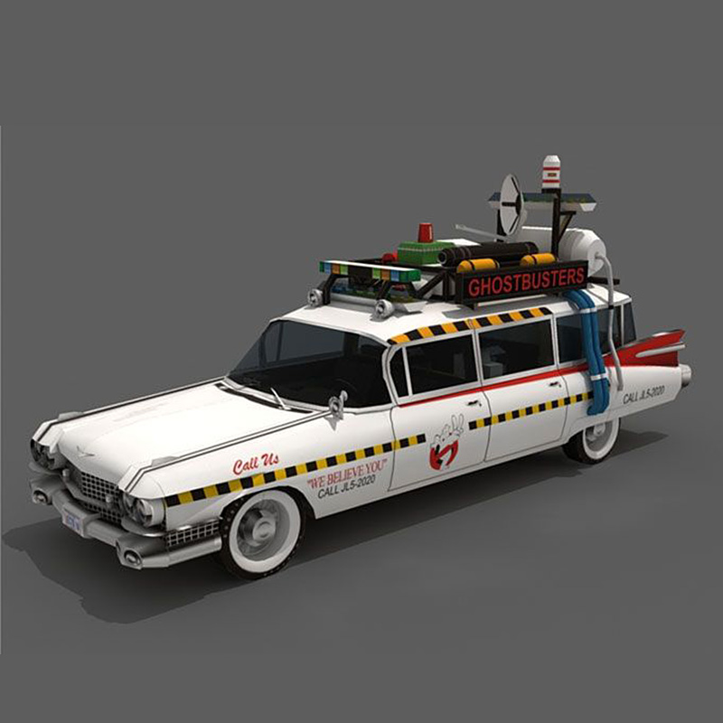 Ghostbusters araba Ecto-1A 1:2 - Art Craft With Cardboard incelemesi ve fiyatı