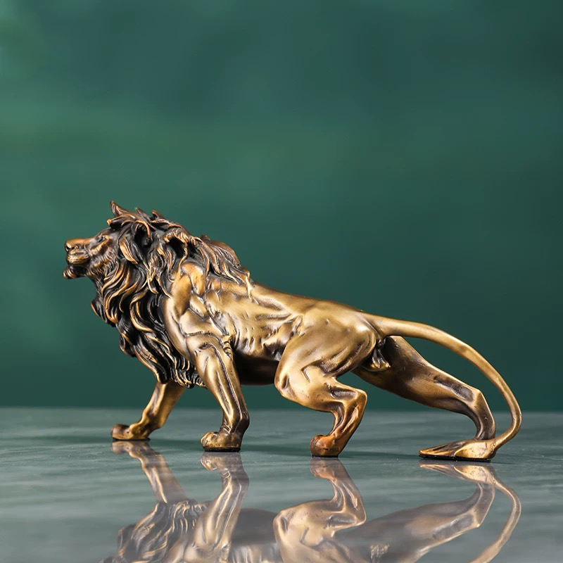 Bakır Aslan Heykel Süsleme, Pi - Art Craft Lion incelemesi ve fiyatı