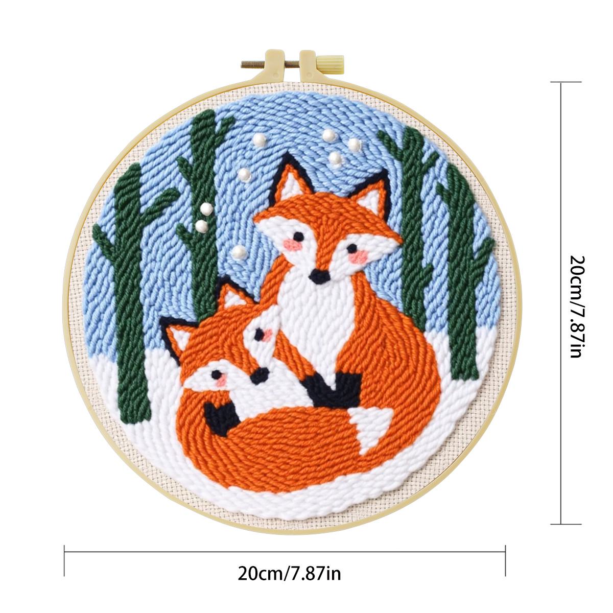 20X20CM/7.87 inç Hayvan - Tilk - Punch Needle Kit incelemesi ve fiyatı