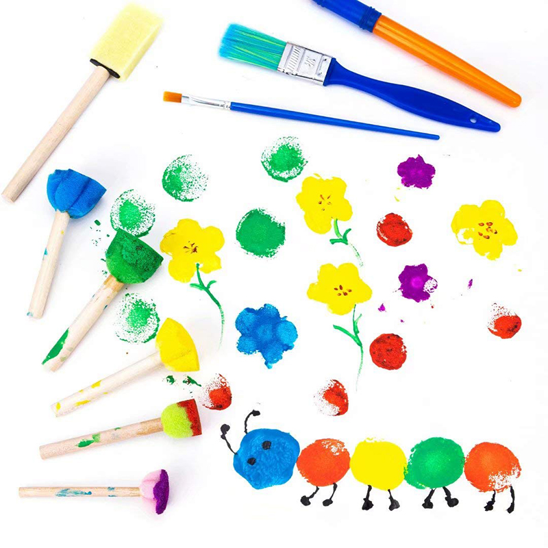 Toplu Boyama Süngeri ve Fırça  - Art And Craft Studio incelemesi ve fiyatı