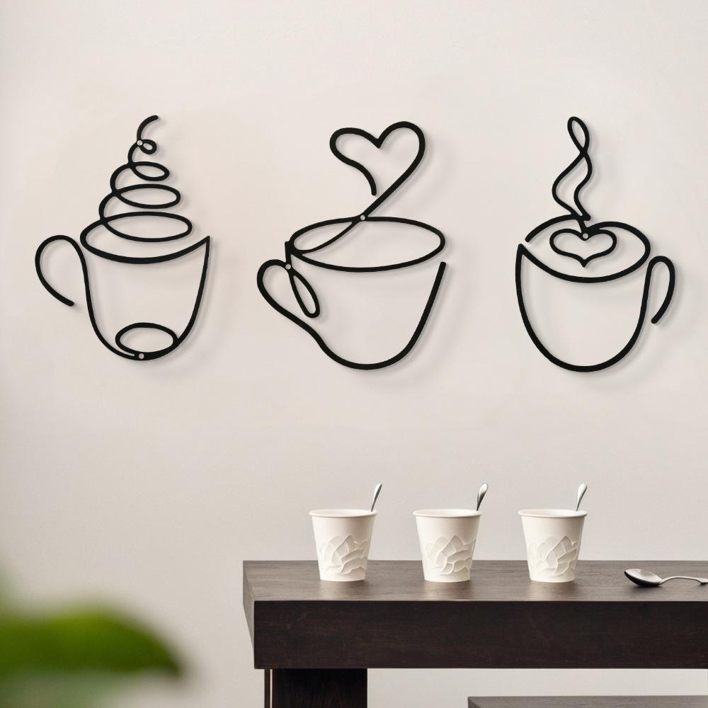 3 Parçalı Yaratıcı Kahve Duvar - Art Craft Cafe incelemesi ve fiyatı
