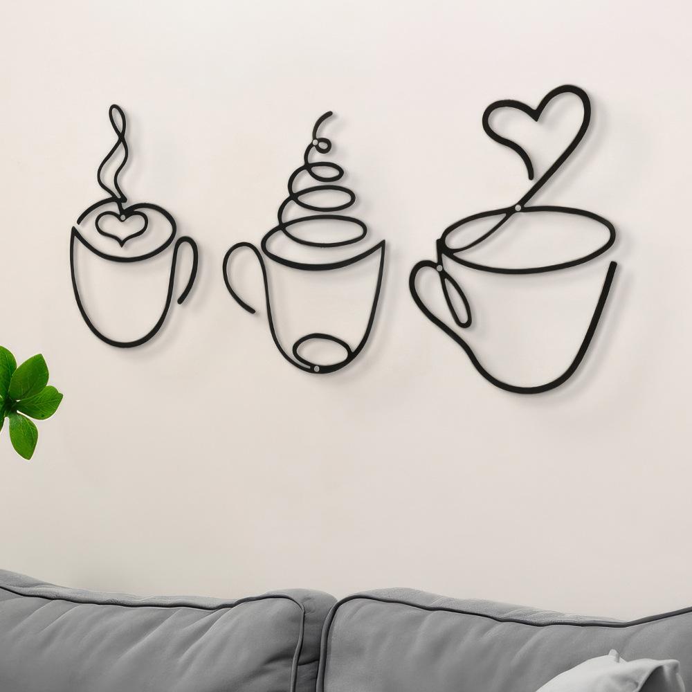 3 Parçalı Yaratıcı Kahve Duvar - Art Craft Cafe incelemesi ve fiyatı
